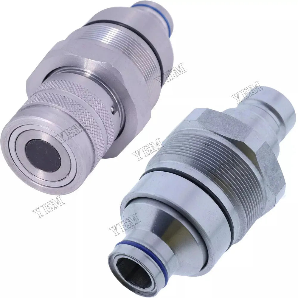 For CASE Compact Track & Skid Steer Loaders Male & Female Flat Face Coupler Kit 47396760 47396761 For Case