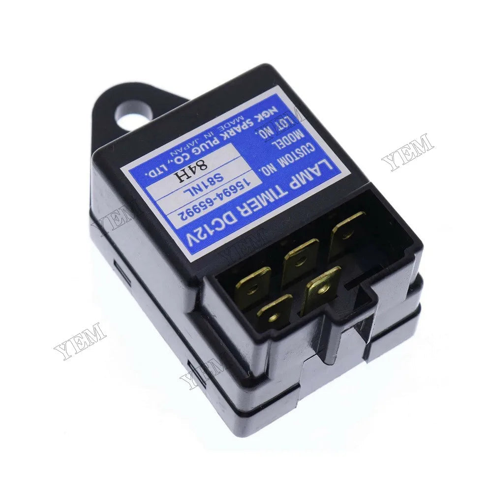 For CASE D25 D29 D33 D35 D40 D45 DX18E DX24E DX25 DX29 DX31 DX33 DX34 DX35 DX40 DX45 12V Timer Relay SBA385870301 For Case