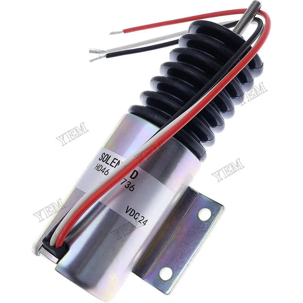 For Caterpillar CAT Vibratory Compactor CB-434C CB-534C CB-535B CB-634C CP-433E Engine 3054 3116 24V Solenoid 119-7017