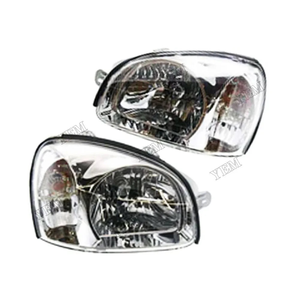 For Hyundai Santa Fe 2001-2003 Left and Right Pair Set Headlamps HY2502121 HY2503121