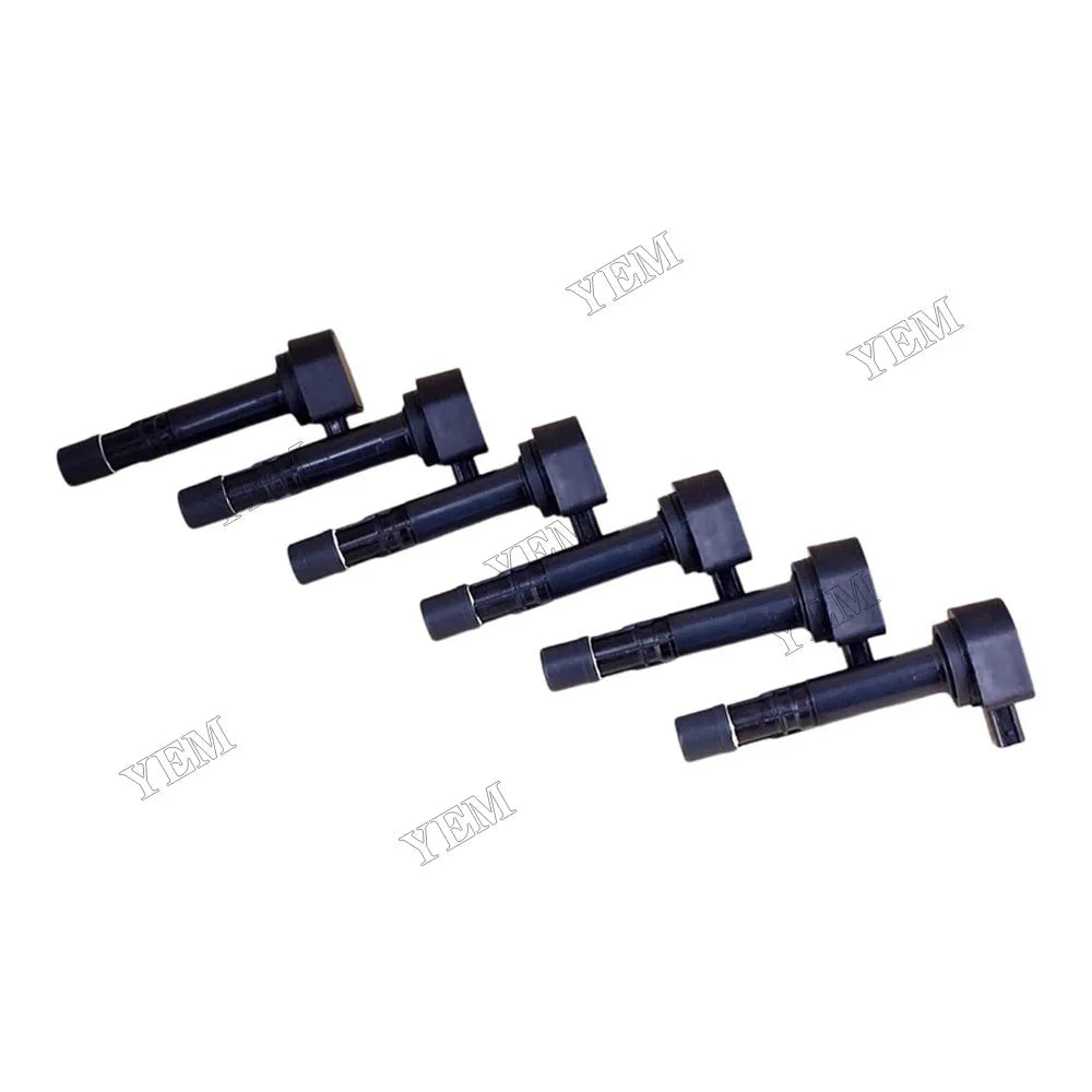For Honda Accord Odyssey 3.0L 3.2L 3.5L V6 99-09 6 PCS Ignition Coil 30520-P8E-A01 For Honda