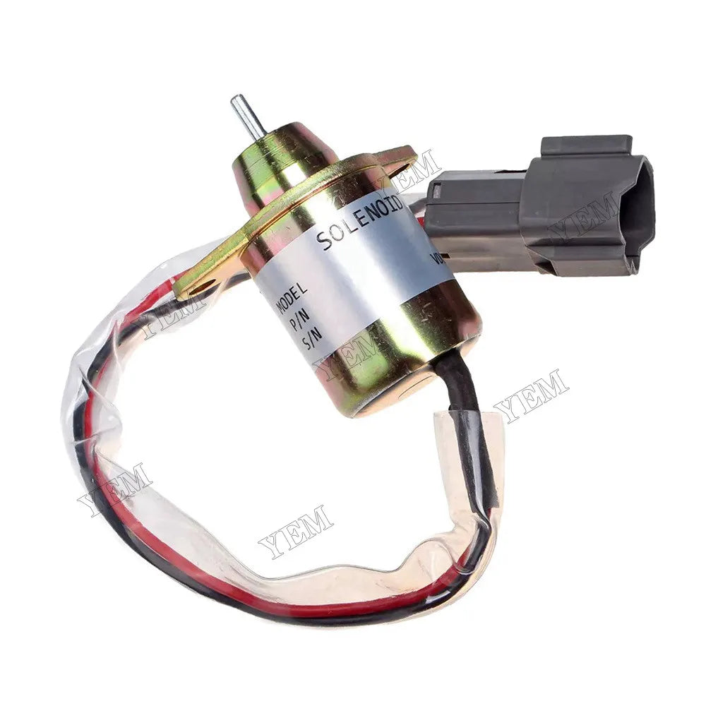 For Yanmar 3TNV88-BPTB2 Engine TB235 Doosan DH80 Excavator Fuel Shut Off Solenoid 129612-77940 For Yanmar