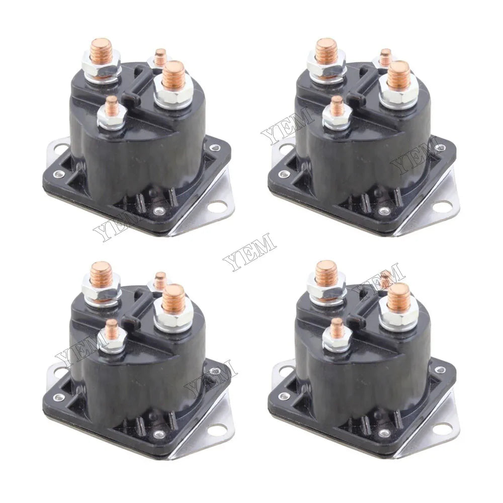 For Warn Winch Heavy Duty M6000 M8000 M8000S XD9000 XD9000i 8000 10000 12000 4 PCS 12 Volt Solenoid Relay 28396 15-487