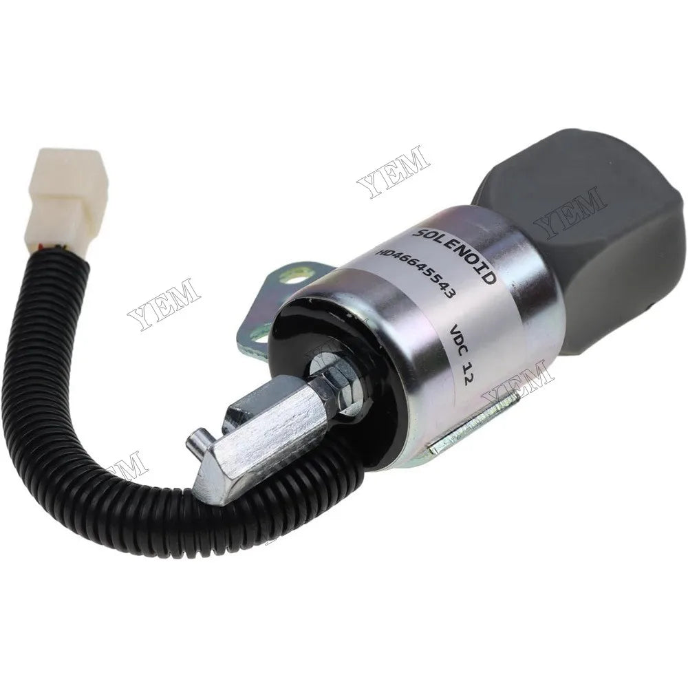For Bobcat Excavator 418 E08 E10 E17 E19 E20 12V Fuel Shutoff Solenoid 7000782