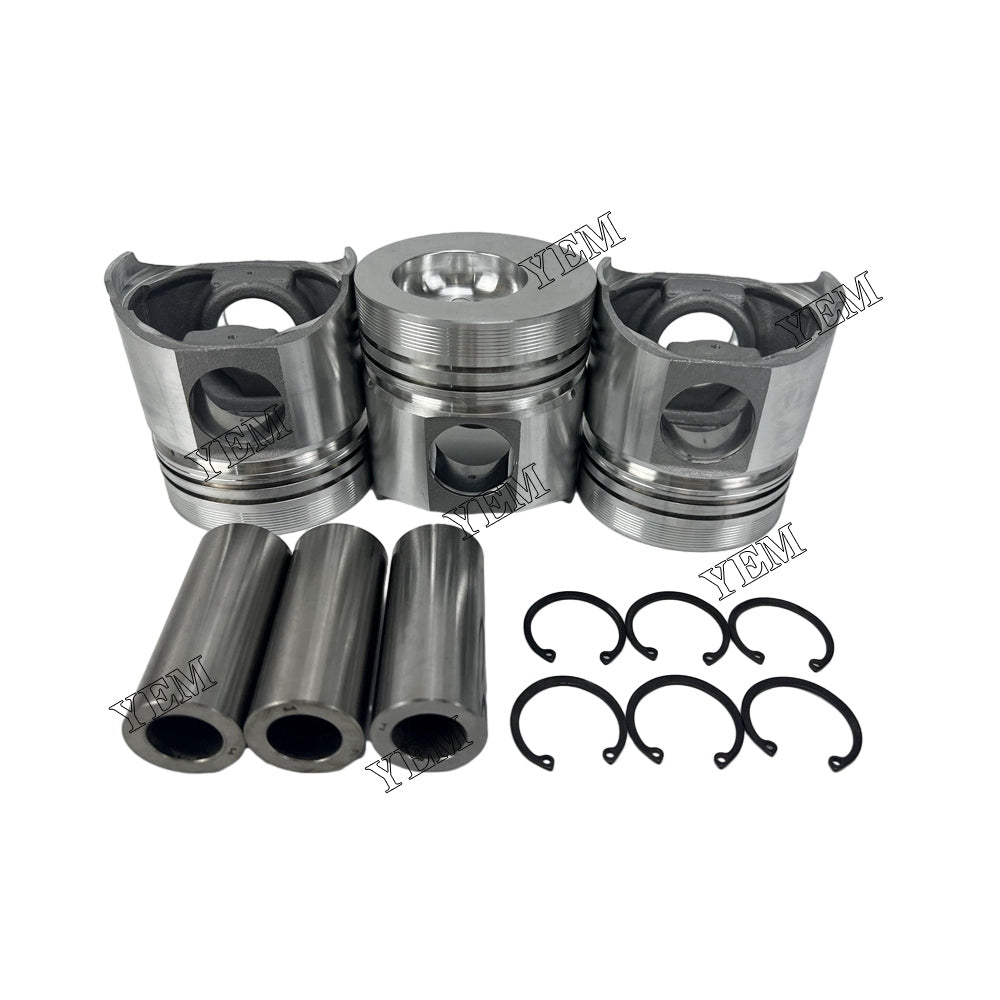 For JAC 3pcs TY395 Piston & Pin & Snap STD diesel engine parts YEMPARTS