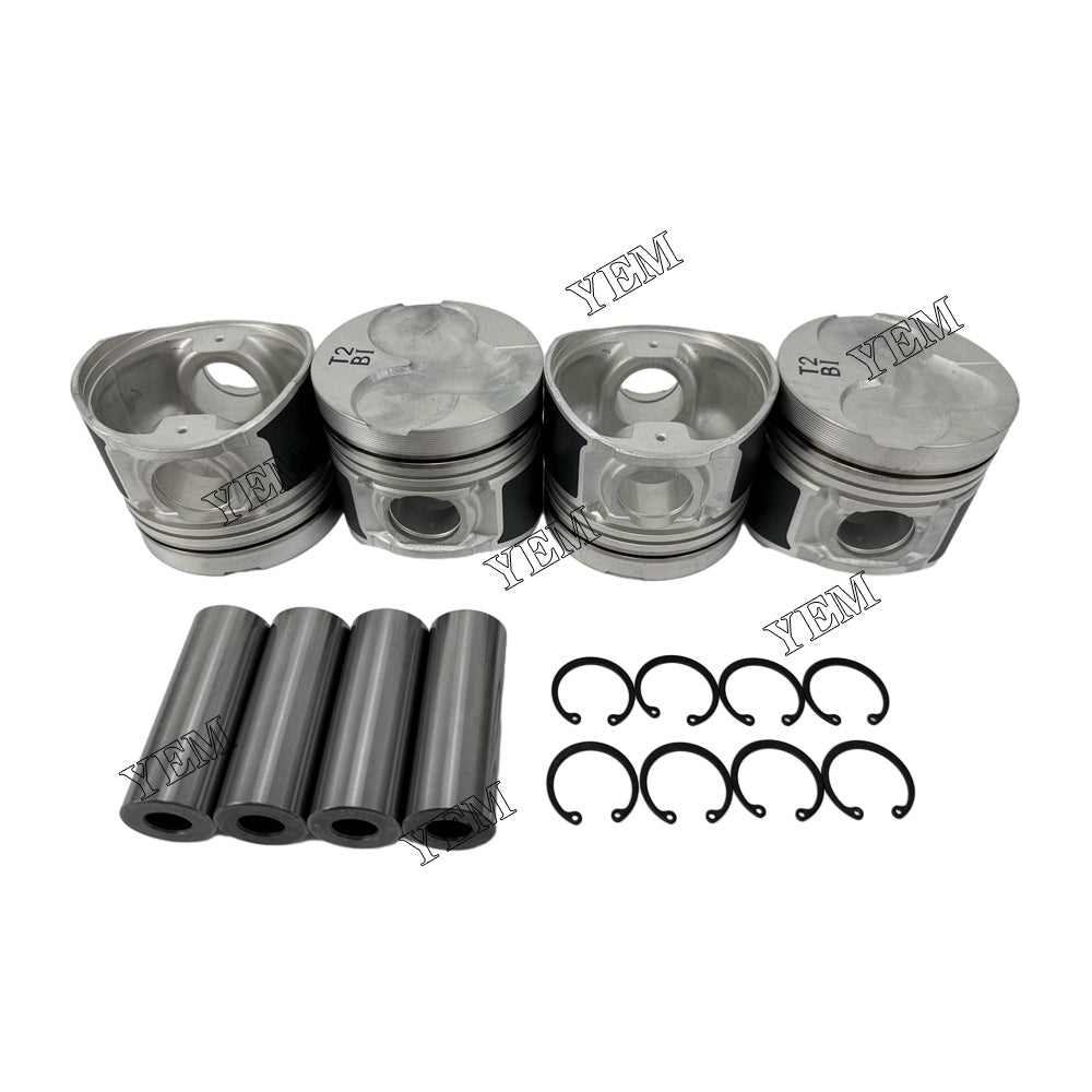 For Hyundai 4 pcs D4BB Piston & Pin & Snap STD diesel engine parts YEMPARTS