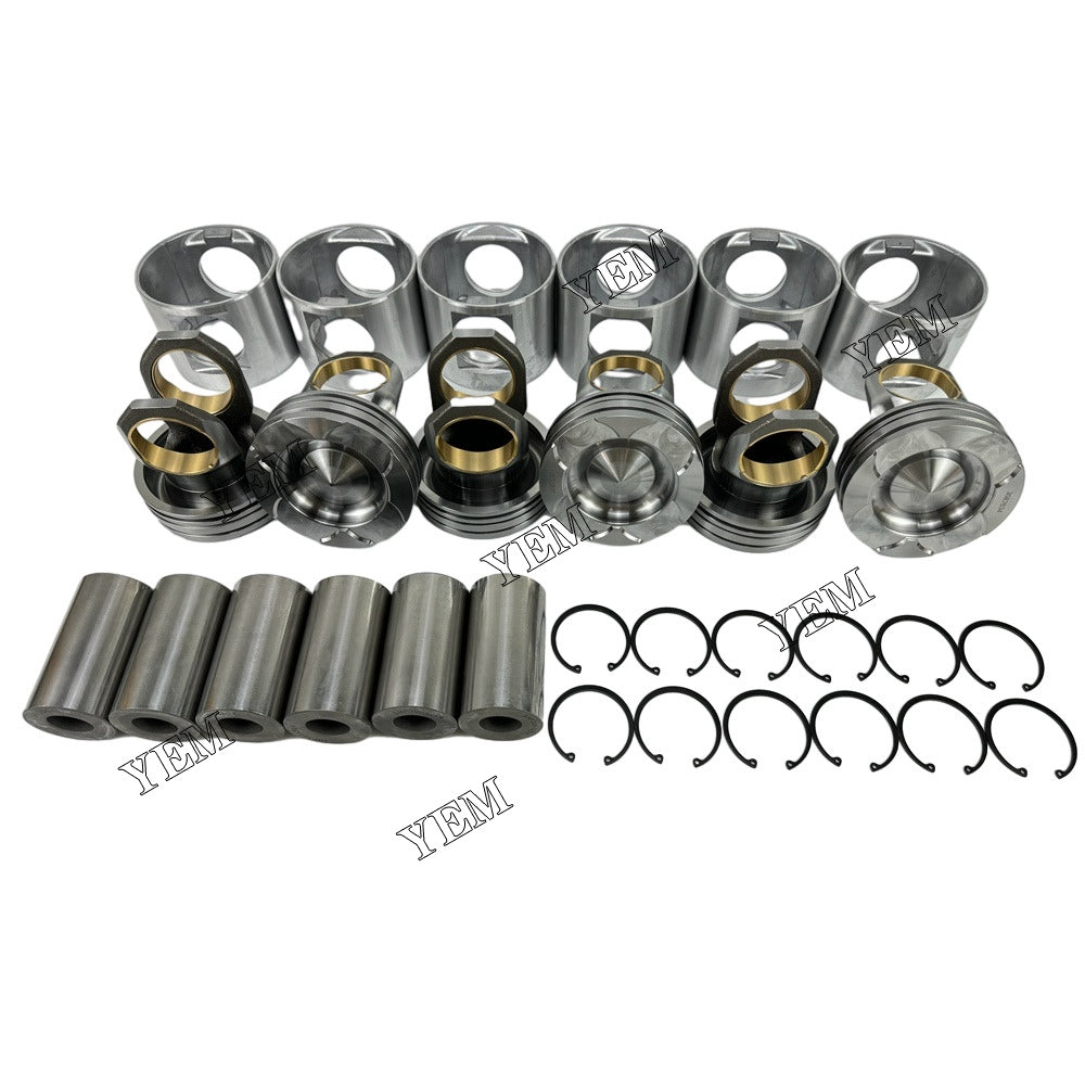 For Cummins 6x Piston & Pin & Snap Ring STD 3803741 N14 Engine Parts