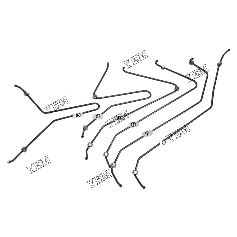For Liebherr Fuel Pipe 9075039 9075033 9075034 9075035 9075036 9075037 9075038 D926 Engine Parts
