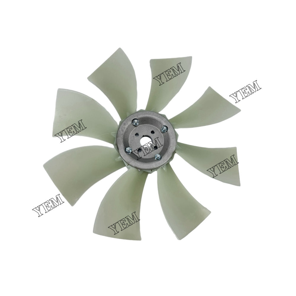 For Mitsubishi Fan 2445461 8 blades 4 holes 3126B Engine Parts