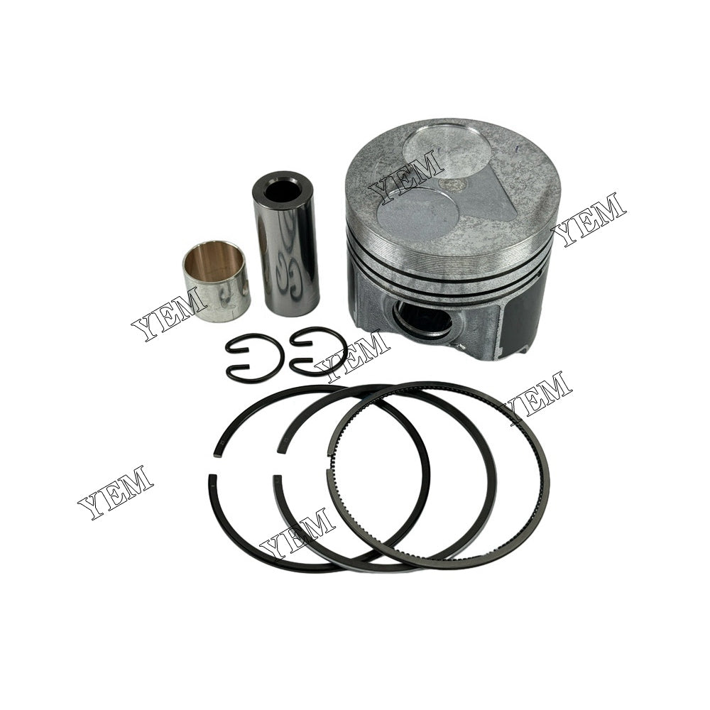 Z482 Piston With Rings +0.25mm +0.25 1J092-21780 16871-21310 16851-21982 1J092-21091 For Kubota Gehlmax MB 048 excavator crawler excavator