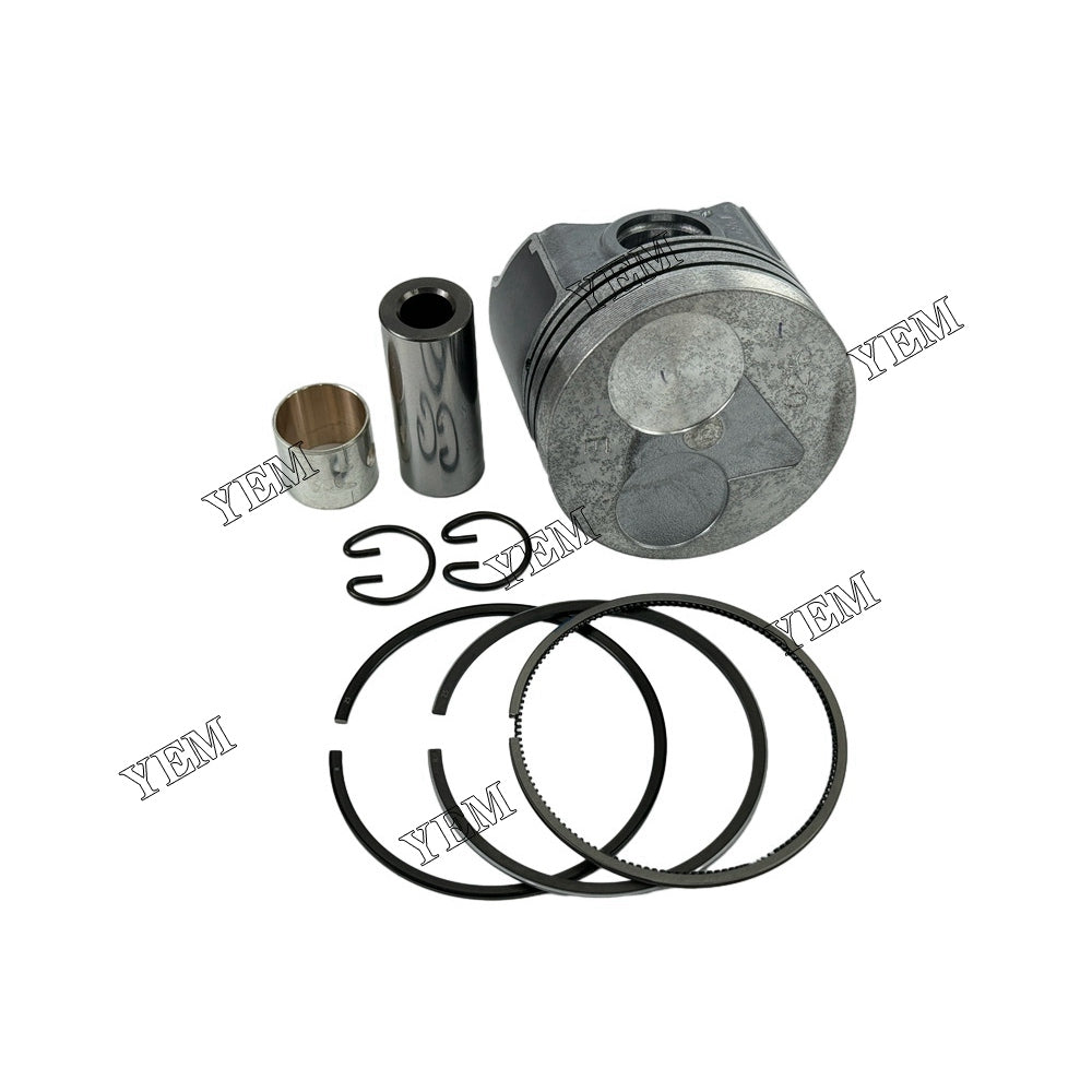 D722 Piston With Rings +0.25 1J092-21780 16871-21310 16851-21982 1J092-21091 For Kubota BX1800 430 B7300 B74006215 F21D 5215 BX1870 GB14 tractor engine information crawler excavator For Kubota