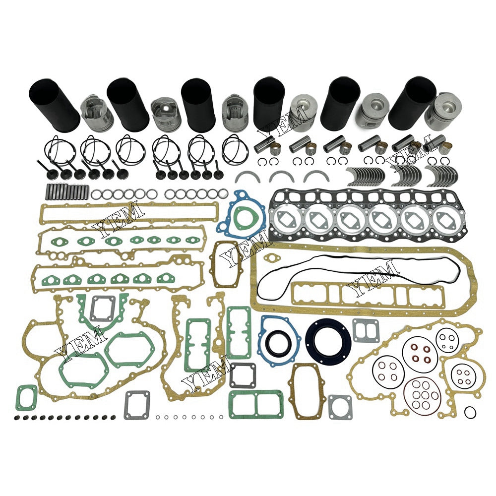 6D17 Overhaul Rebuild Kit With Gasket Set Bearing-Valve Train For Mitsubishi wheel loader For Mitsubishi