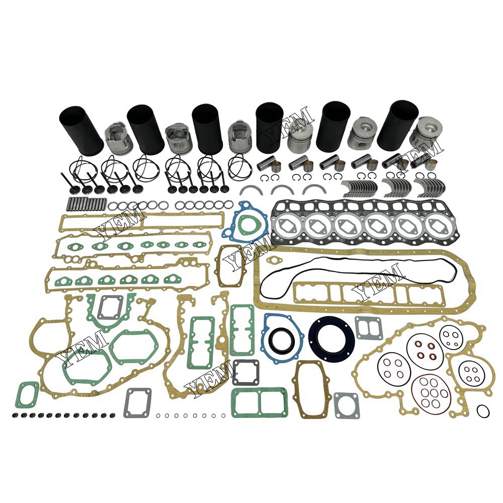 6D17 Overhaul Rebuild Kit With Gasket Set Bearing-Valve Train For Mitsubishi wheel loader For Mitsubishi