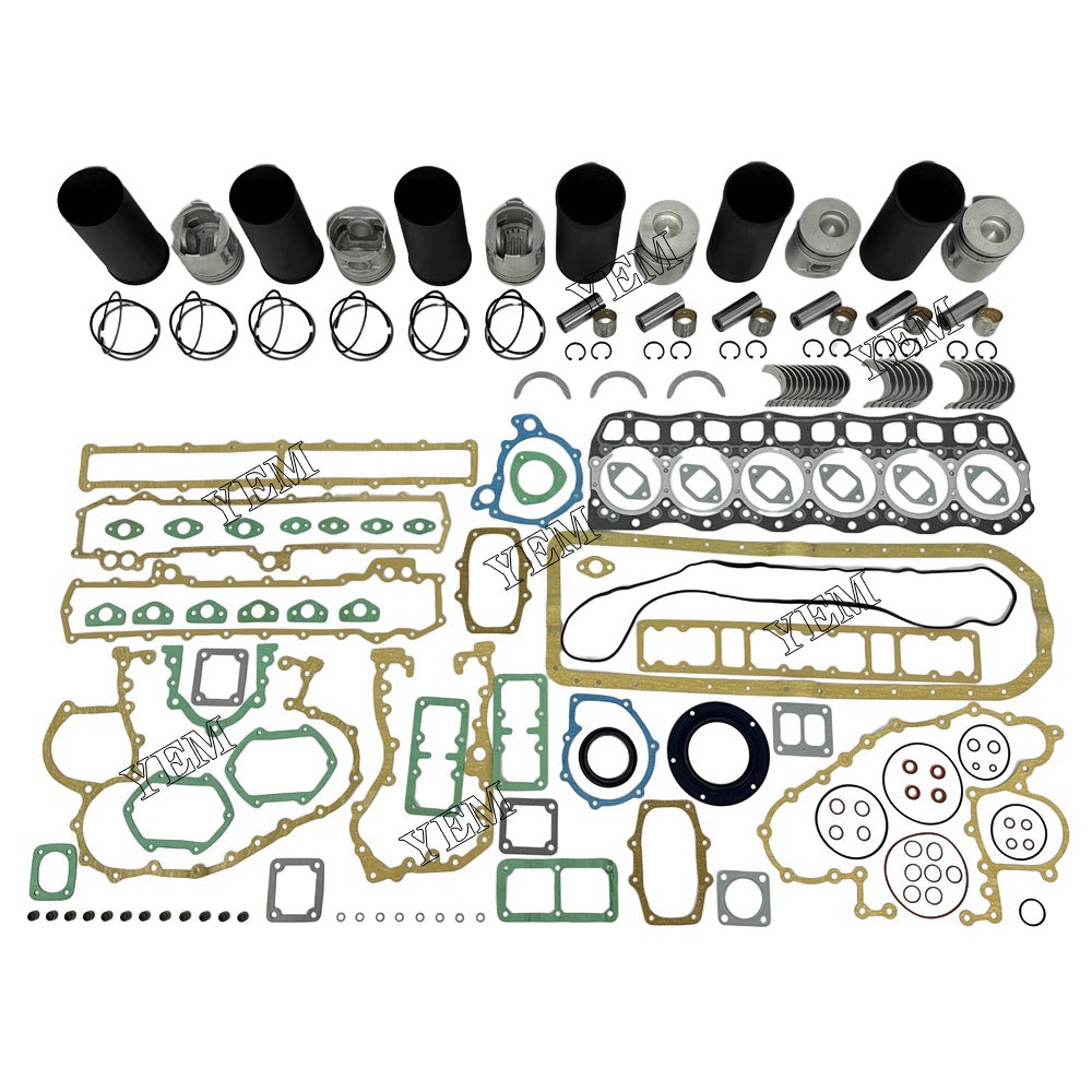 6D17 Overhaul Rebuild Kit With Gasket Set Bearing For Mitsubishi wheel loader