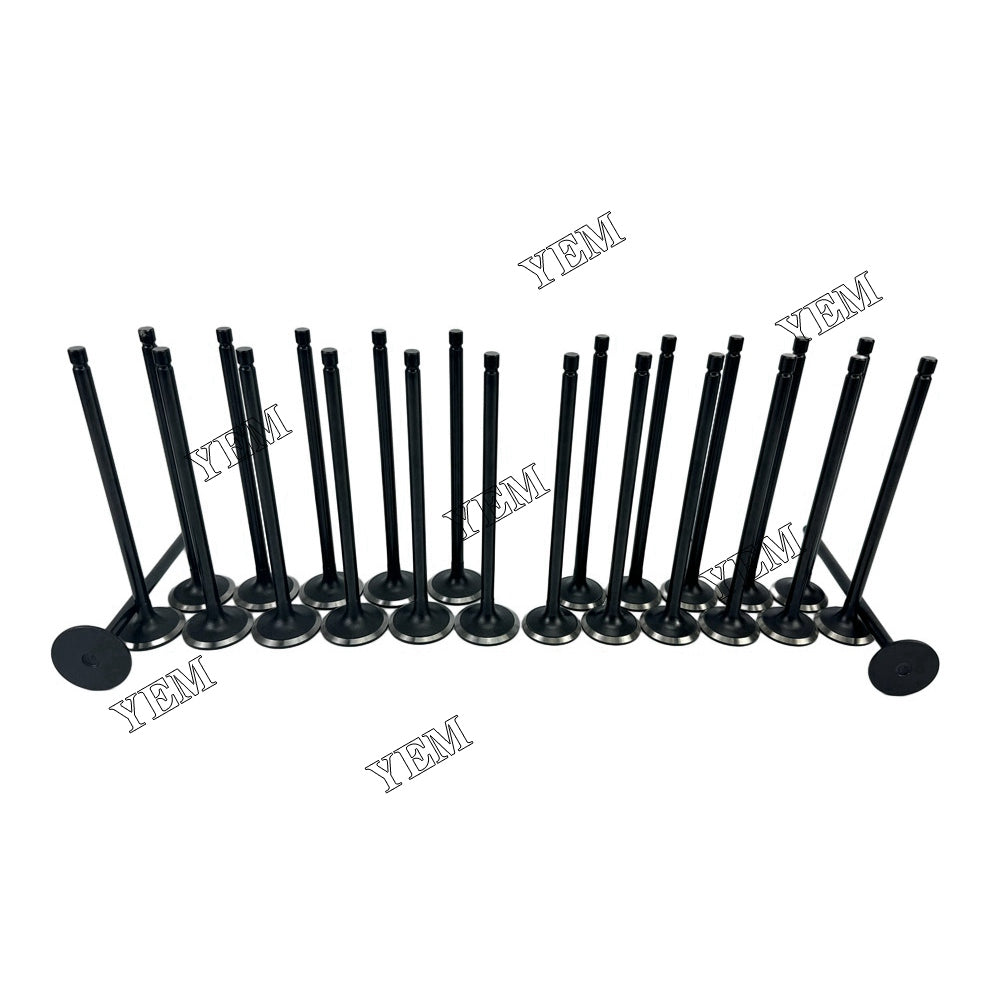 D6CA Intake Exhaust Valve For Hyundai Excavator Engine For Hyundai