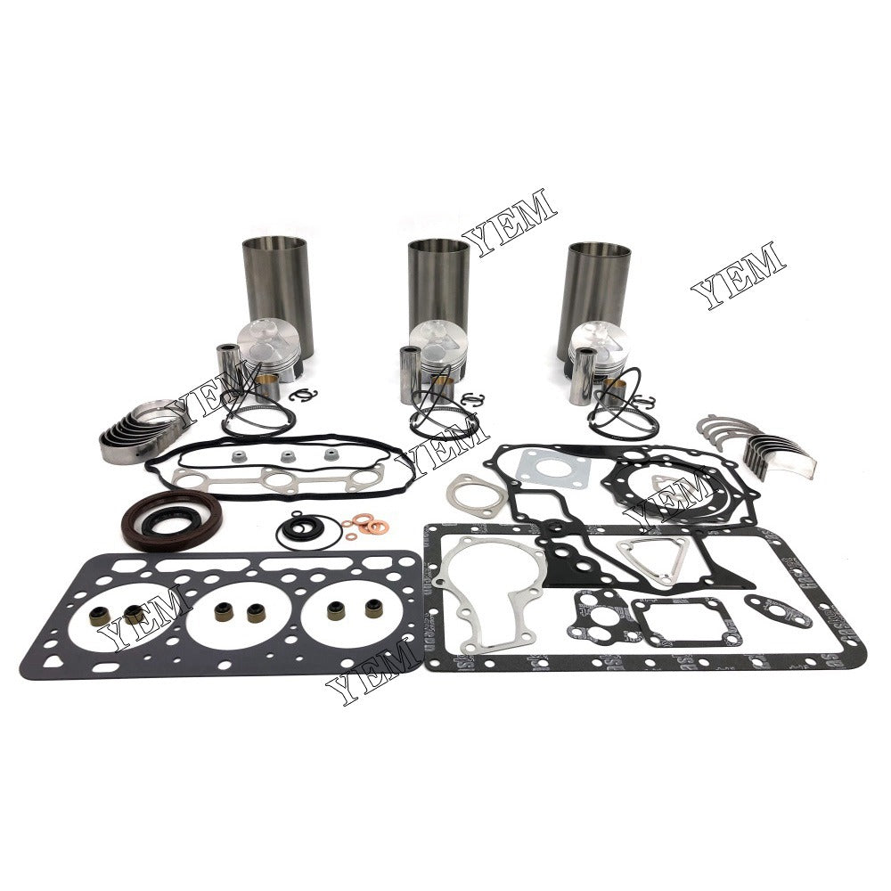 D902 Overhaul Rebuild Kit With Full Gasket Bearing For Kubota 3 cylinder diesel engine parts
