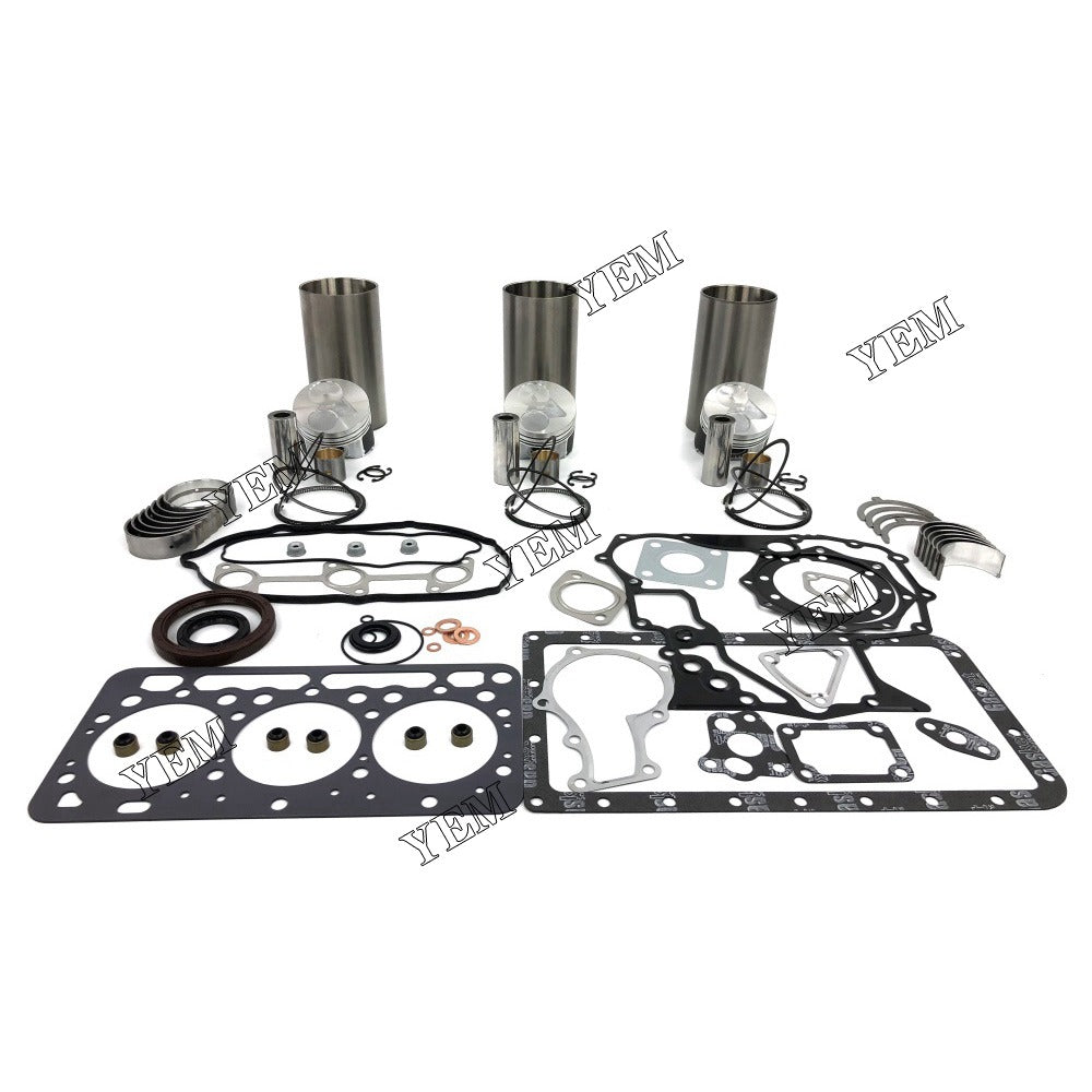D902 Overhaul Rebuild Kit With Full Gasket Bearing For Kubota 3 cylinder diesel engine parts For Kubota