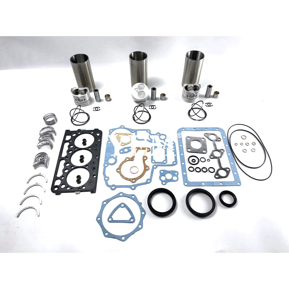 D722 Overhaul Rebuild Kit With Full Gasket Bearing For Kubota 3 cylinder diesel engine parts