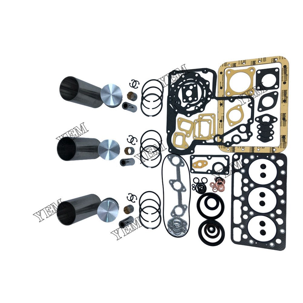 D850 Overhaul Kit With Gasket Set For Kubota 3 cylinder diesel engine parts