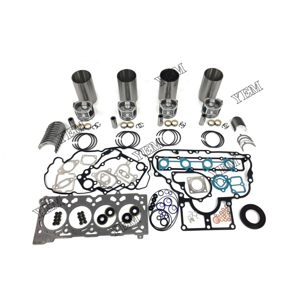 V2607 Overhaul Rebuild Kit With Gasket Set Bearing For Kubota 4 cylinder diesel engine parts For Kubota
