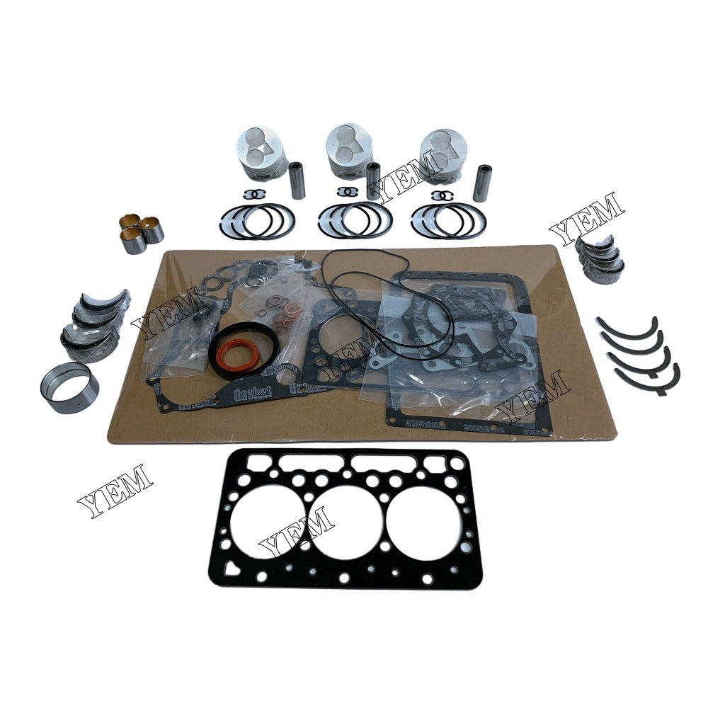 D722 Overhaul Rebuild Kit For Kubota 3 cylinder diesel engine parts