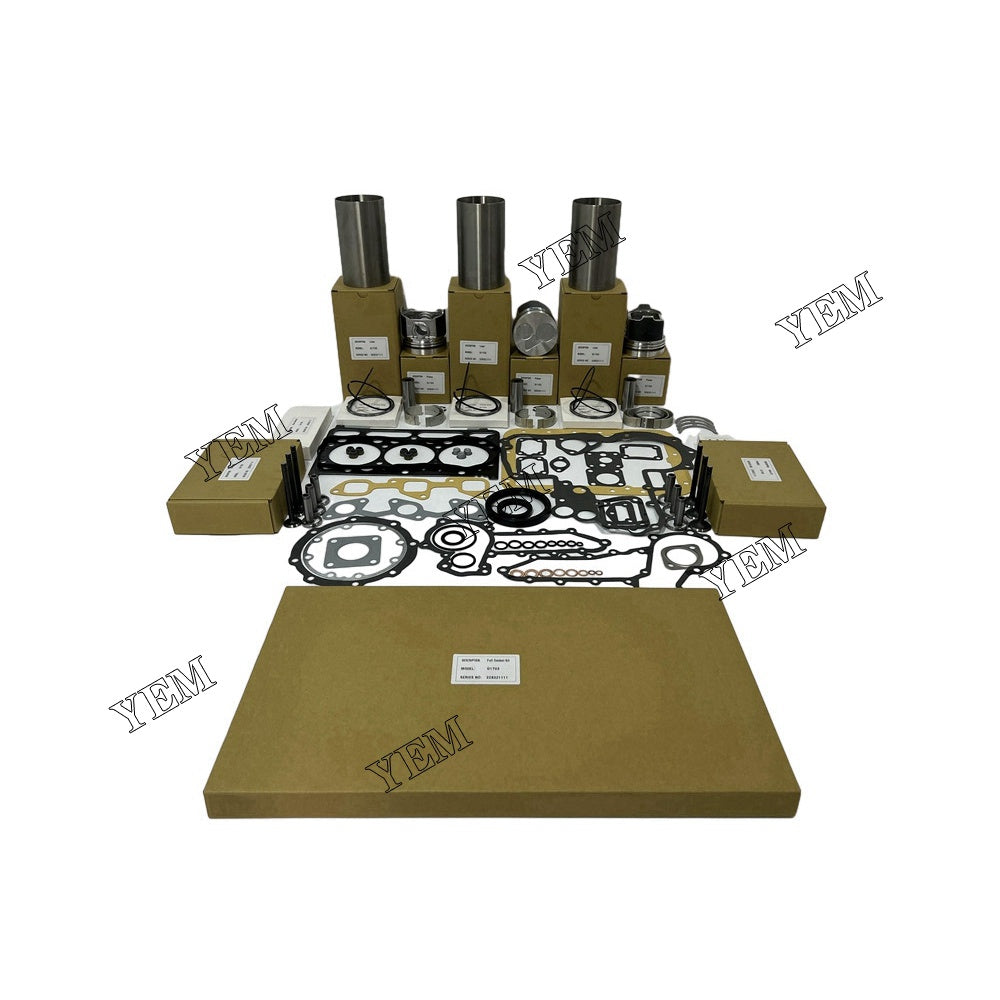 D1803 Overhaul Rebuild Kit With Bearing Set Valve Train For Kubota 3 cylinder diesel engine parts For Kubota