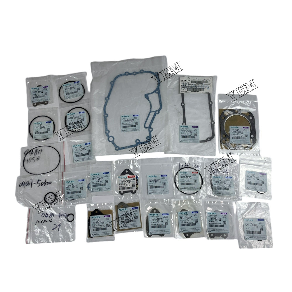 high quality EA300 Engine gasket set 1J194-99350 1J194-99362/0 For Kubota Engine Parts For Kubota