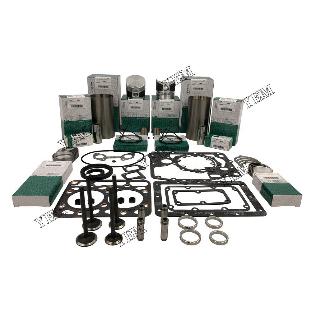 Z600 Overhaul Rebuild Kit With Gasket Set Bearing-Valve Train For Kubota 2 cylinder diesel engine parts