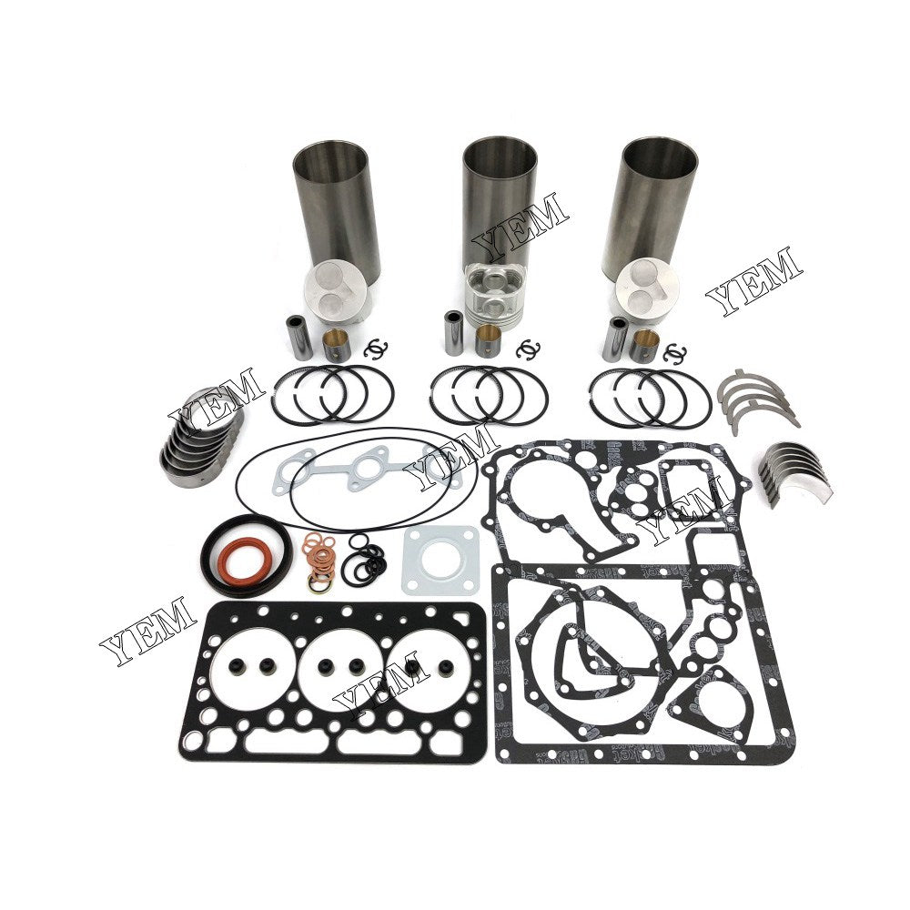 D722 Overhaul Rebuild Kit With Gasket Bearing Set For Kubota 3 cylinder diesel engine parts For Kubota