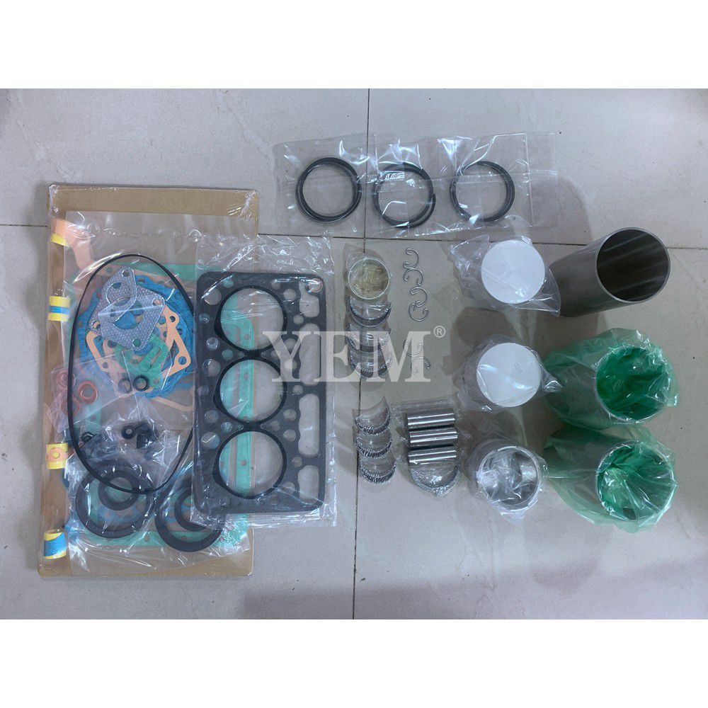 D750 Overhaul Rebuild Kit With Gasket Set Bearing For Kubota 3 cylinder diesel engine parts