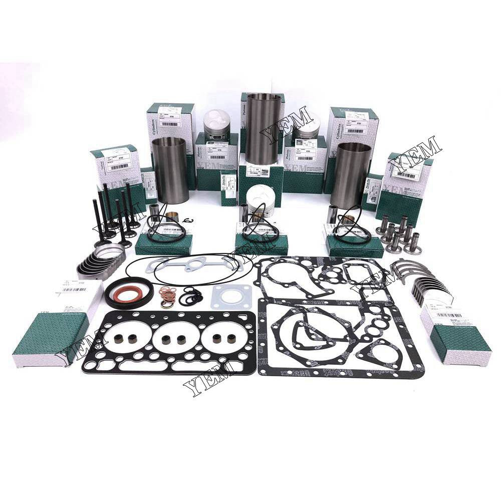 D722 Overhaul Rebuild Kit With Gasket Bearing Set Valve Train For Kubota 3 cylinder diesel engine parts