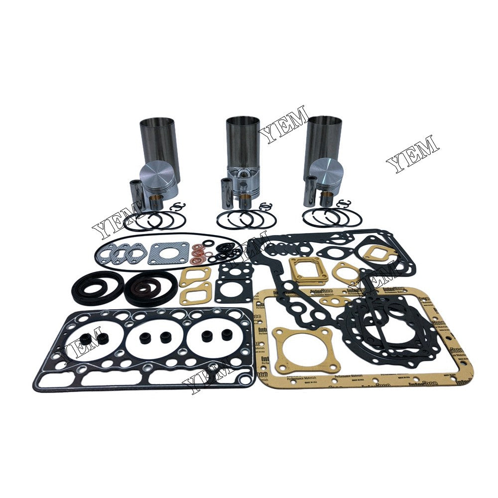 D950 Overhaul Kit With Gasket Set For Kubota 3 cylinder diesel engine parts For Kubota