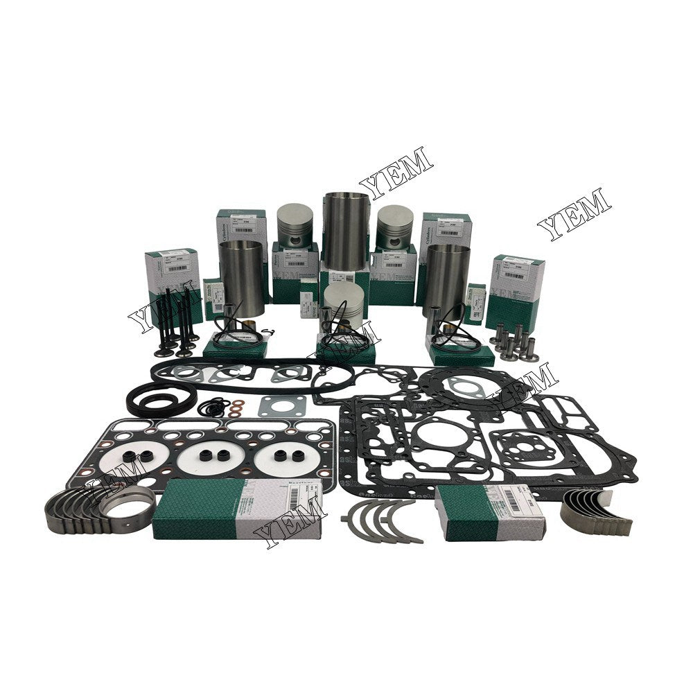D1301 Overhaul Rebuild Kit With Gasket Set Bearing-Valve Train For Kubota 3 cylinder diesel engine parts