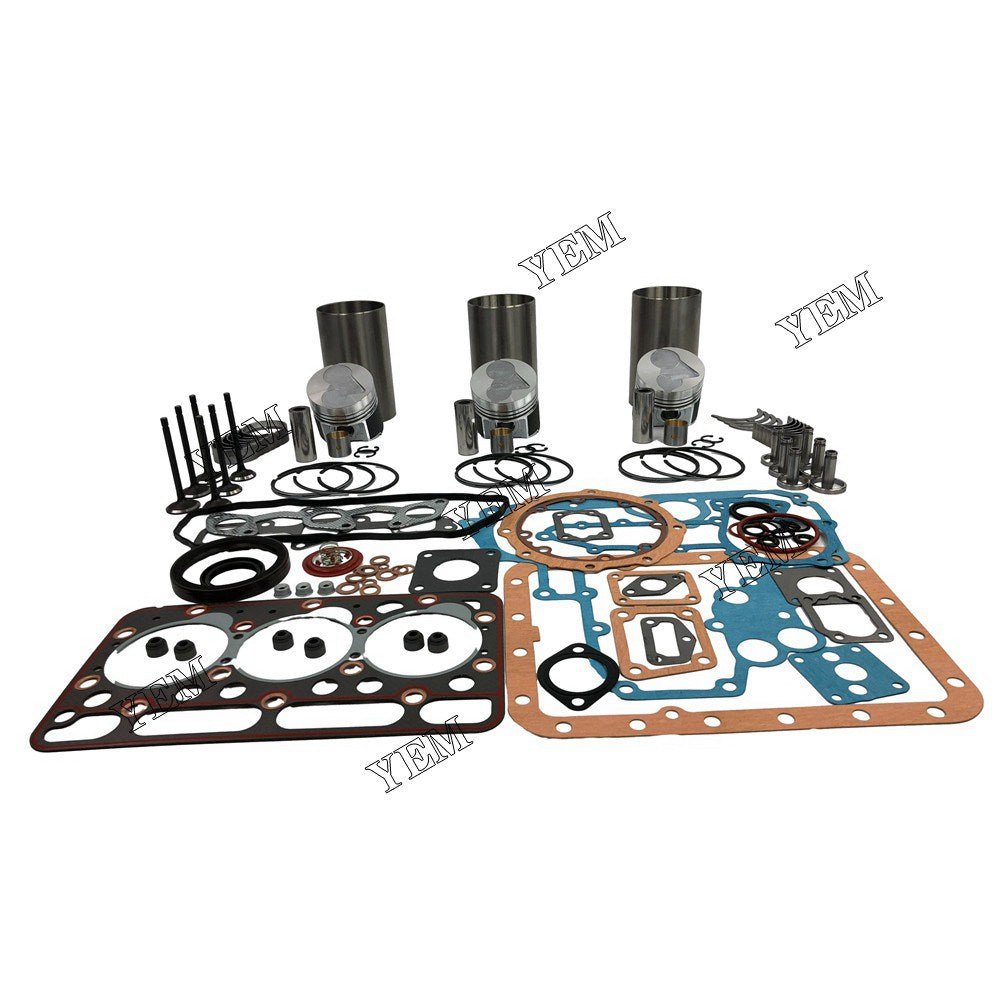 D1503 Overhaul Rebuild Kit With Gasket Set Bearing-Valve Train For Kubota 3 cylinder diesel engine parts For Kubota