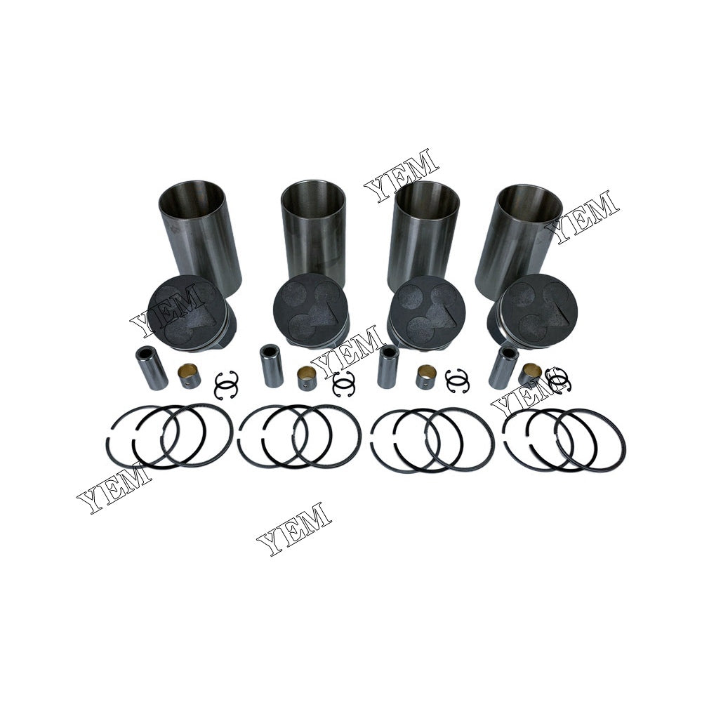 V3600 Cylinder Liner Kit For Kubota 4 cylinder diesel engine parts