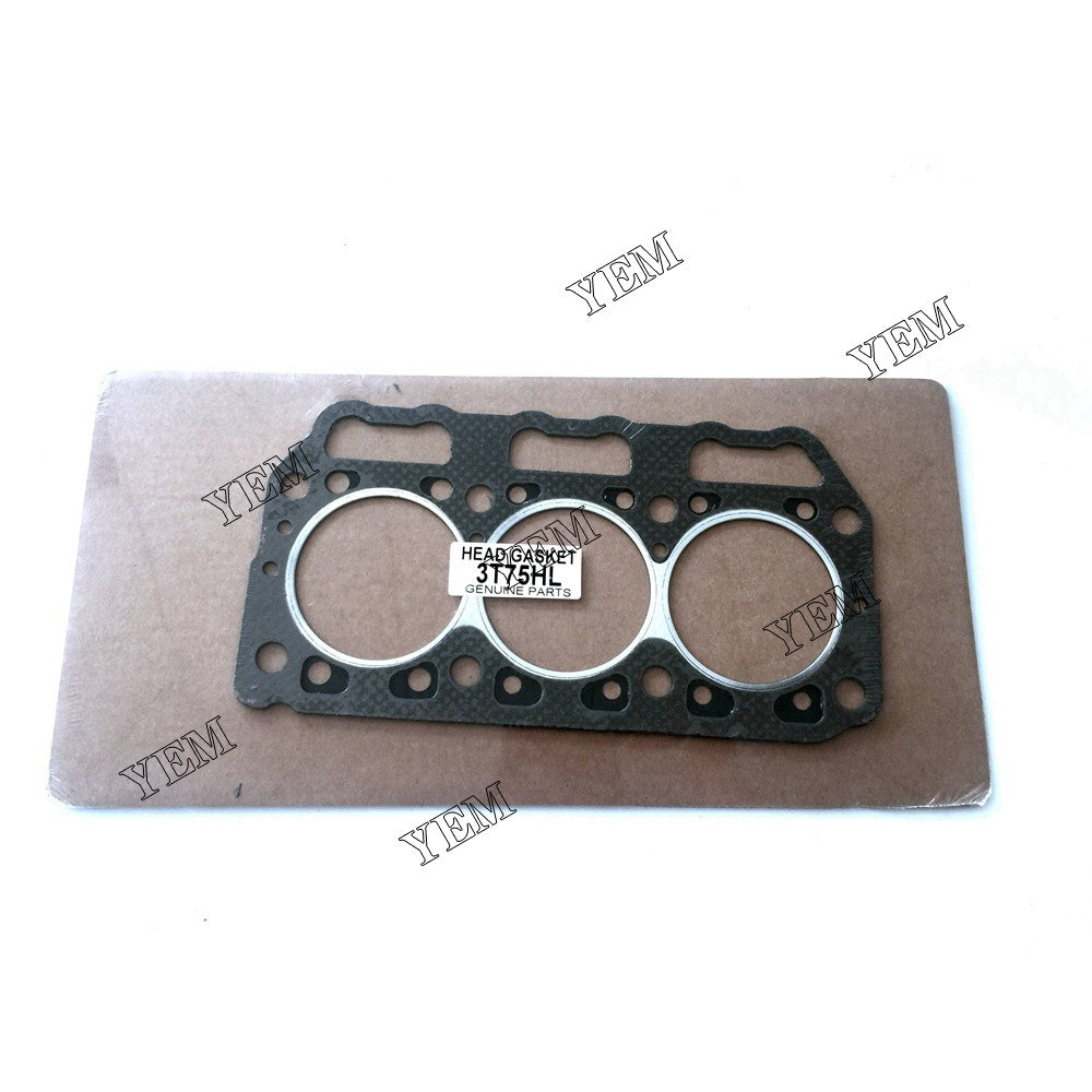 Aftermarket part 3T75U Head Gasket For Yanmar excavator diesel engine parts For Yanmar