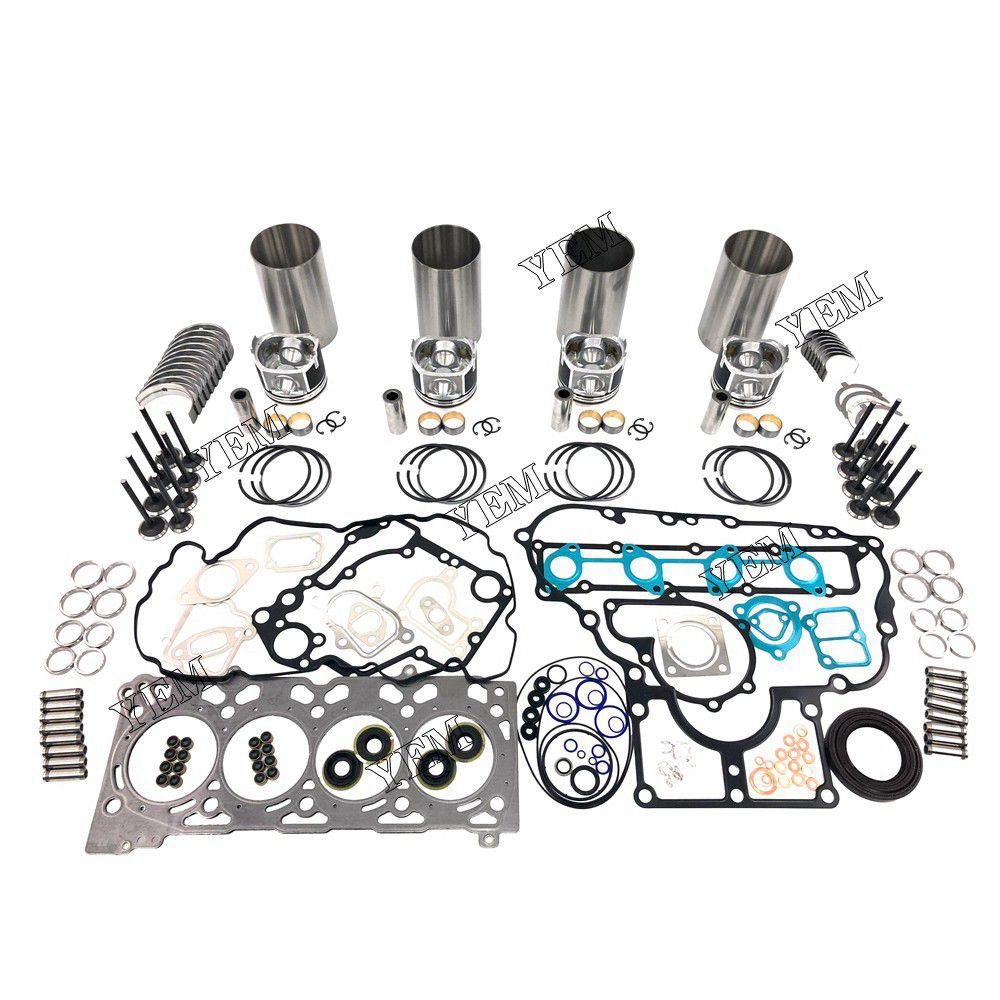V2607 Overhaul Rebuild Kit With Gasket Set Bearing-Valve Train For Kubota 4 cylinder diesel engine parts For Kubota