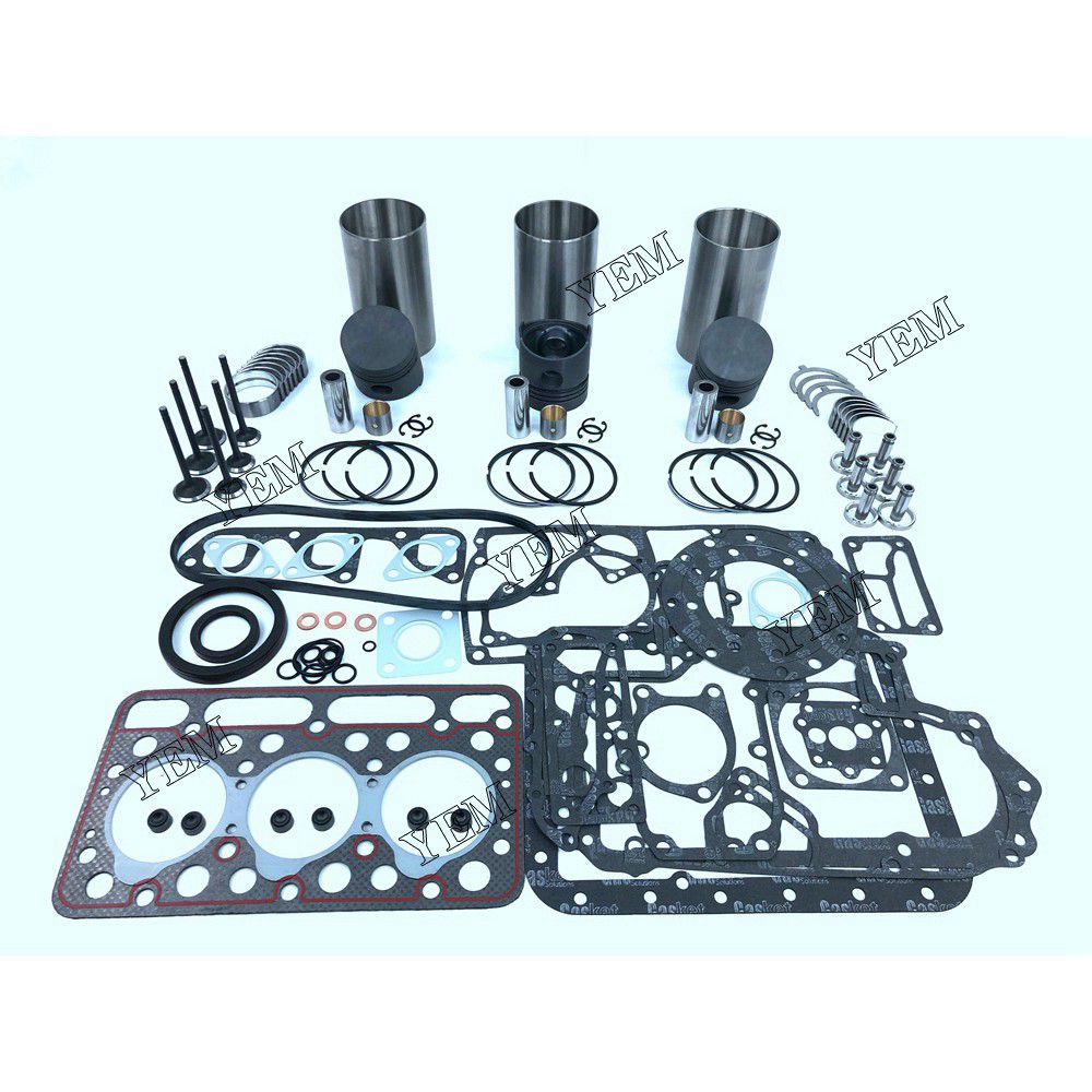 D1102 Overhaul Rebuild Kit With Gasket Set Bearing-Valve Train For Kubota 3 cylinder diesel engine parts For Kubota