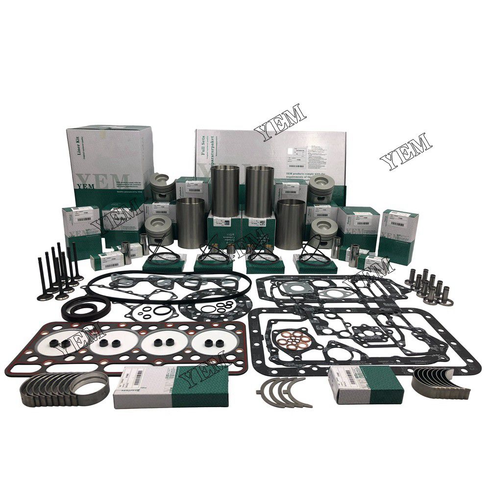 V1902 Overhaul Rebuild Kit With Gasket Set Bearing-Valve Train For Kubota 4 cylinder diesel engine parts