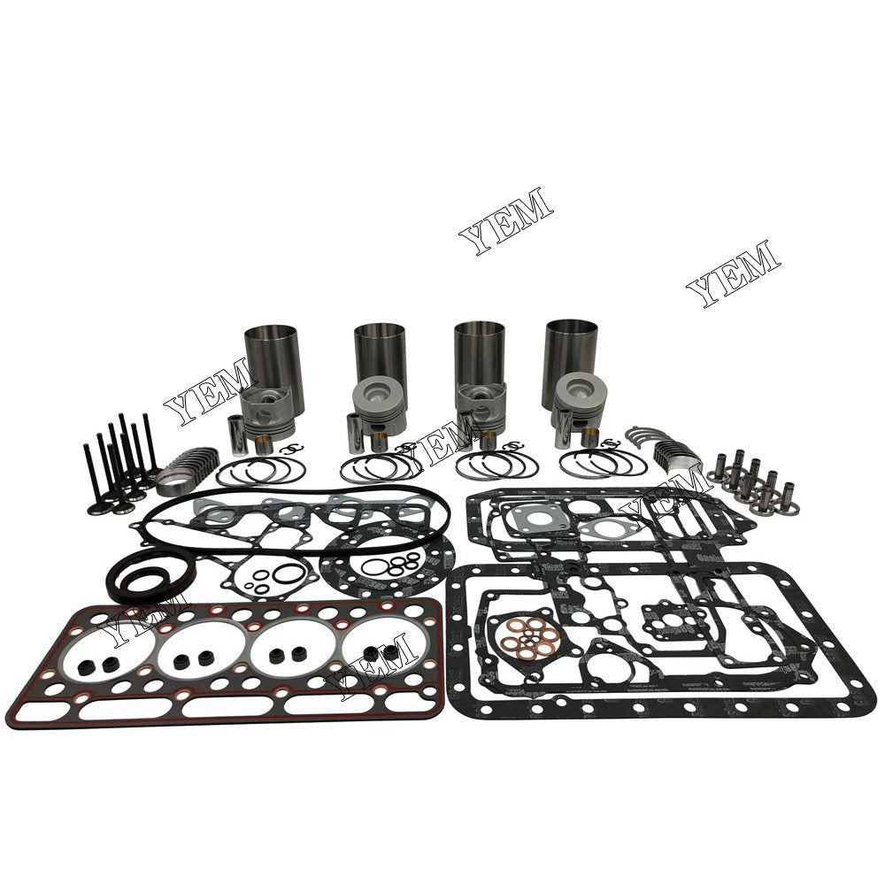 V1902 Overhaul Rebuild Kit With Gasket Set Bearing-Valve Train For Kubota 4 cylinder diesel engine parts For Kubota