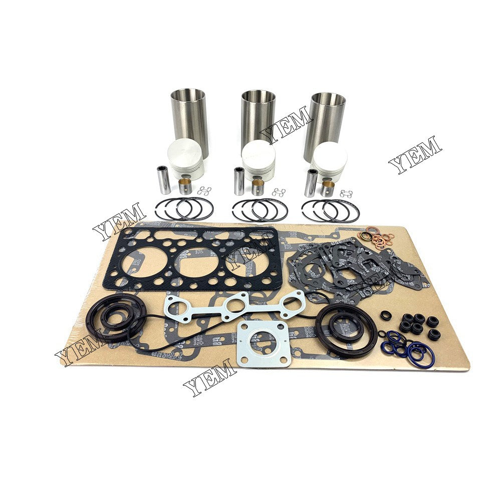 D750 Overhaul Kit With Gasket Set For Kubota 3 cylinder diesel engine parts For Kubota
