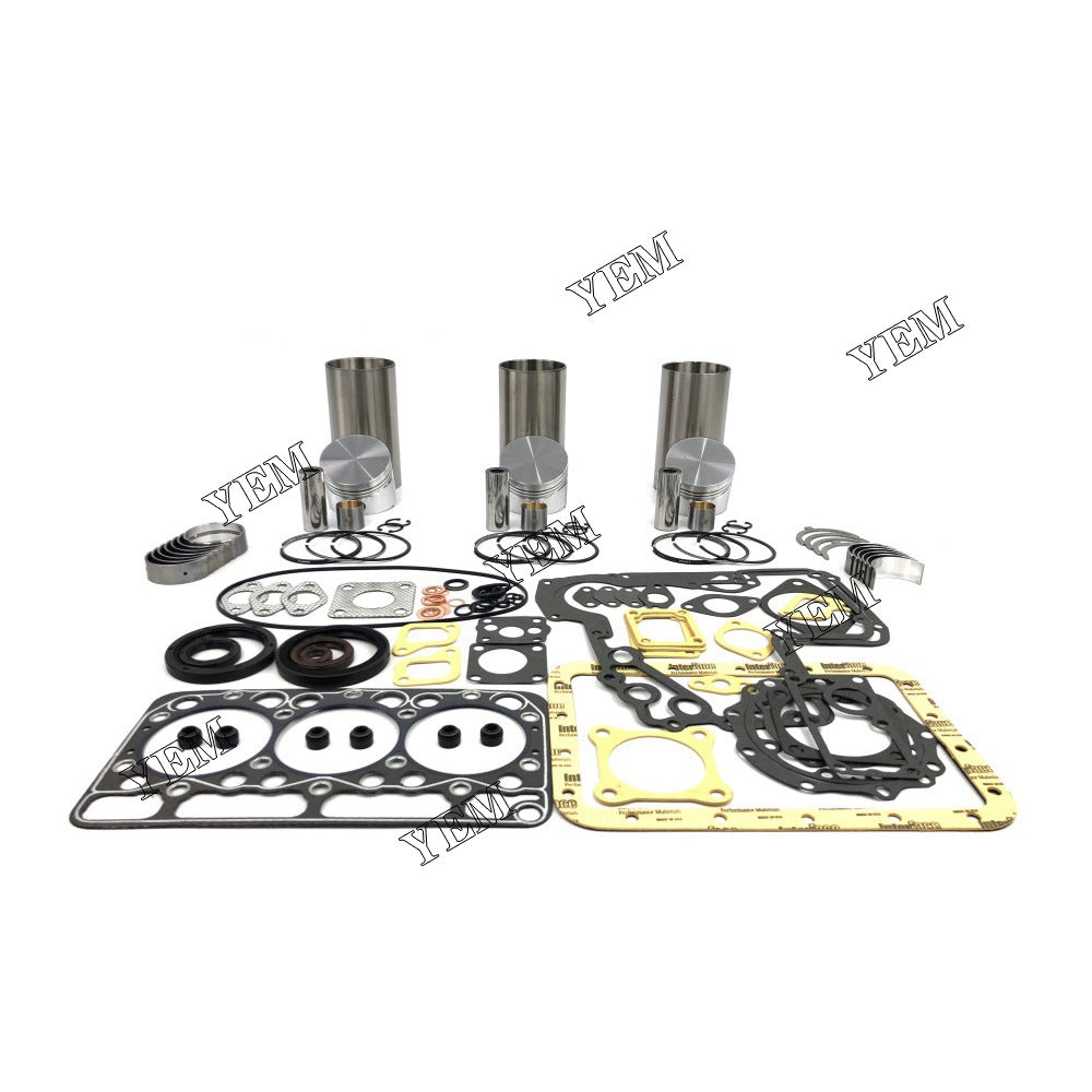D950 Overhaul Rebuild Kit With Gasket Set Bearing For Kubota 3 cylinder diesel engine parts