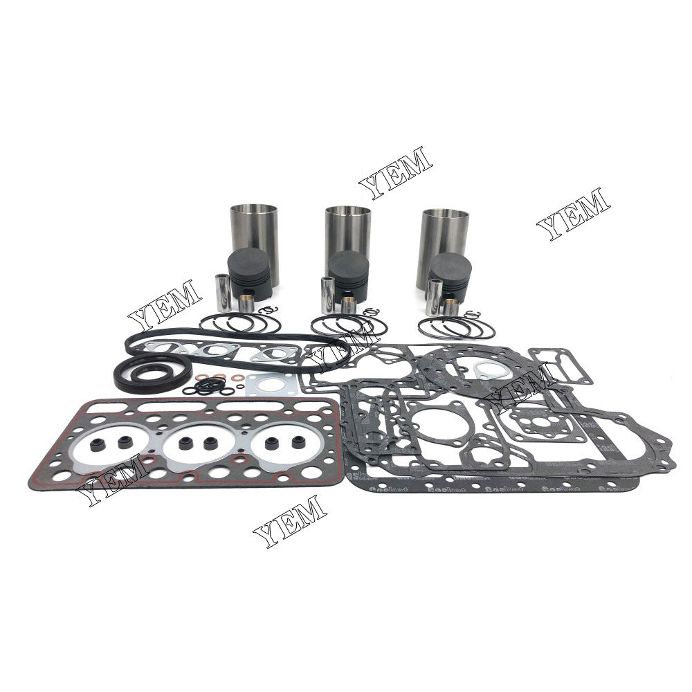 D1102 Overhaul Kit With Gasket Set For Kubota 3 cylinder diesel engine parts For Kubota