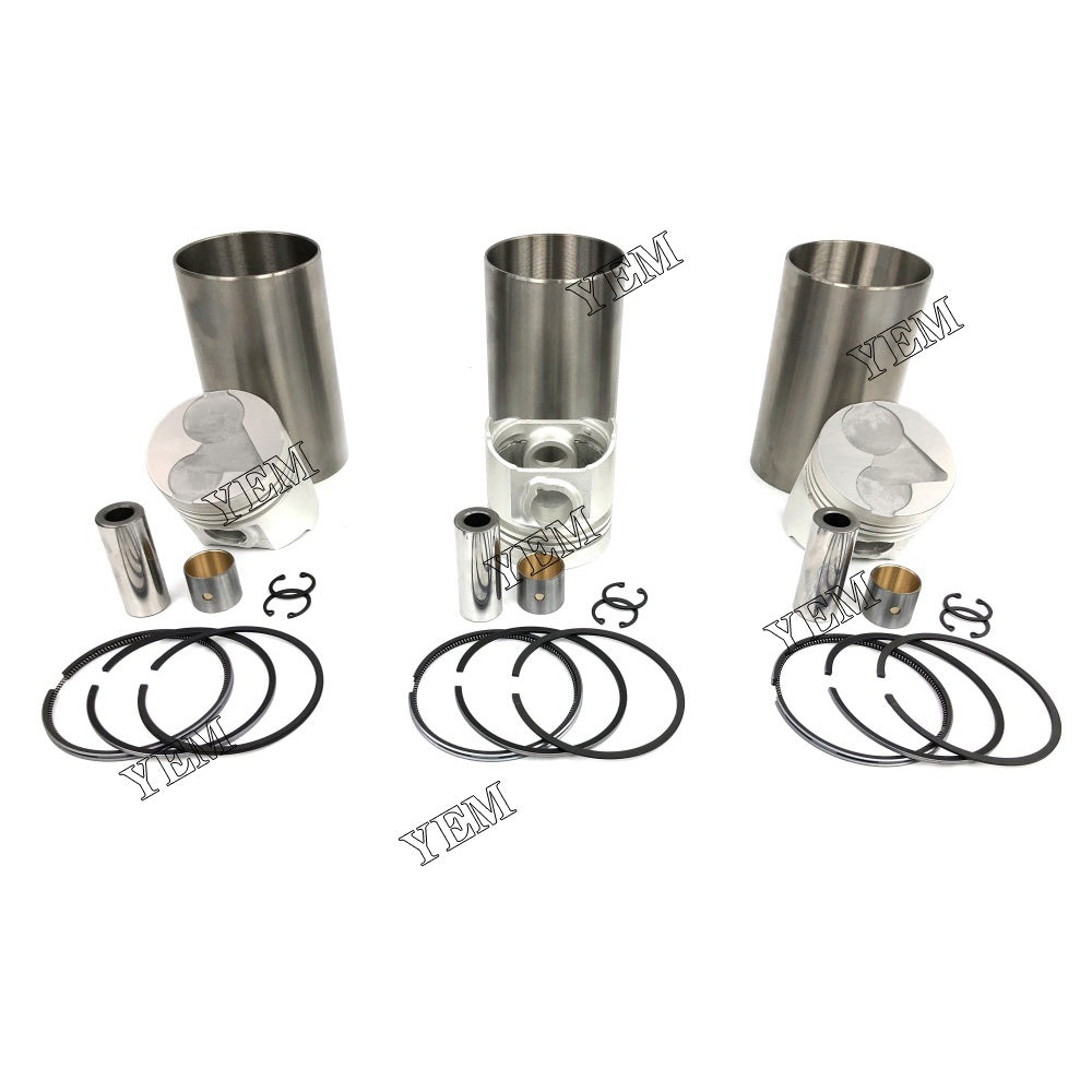 D1403 Cylinder Liner Kit For Kubota 3 cylinder diesel engine parts