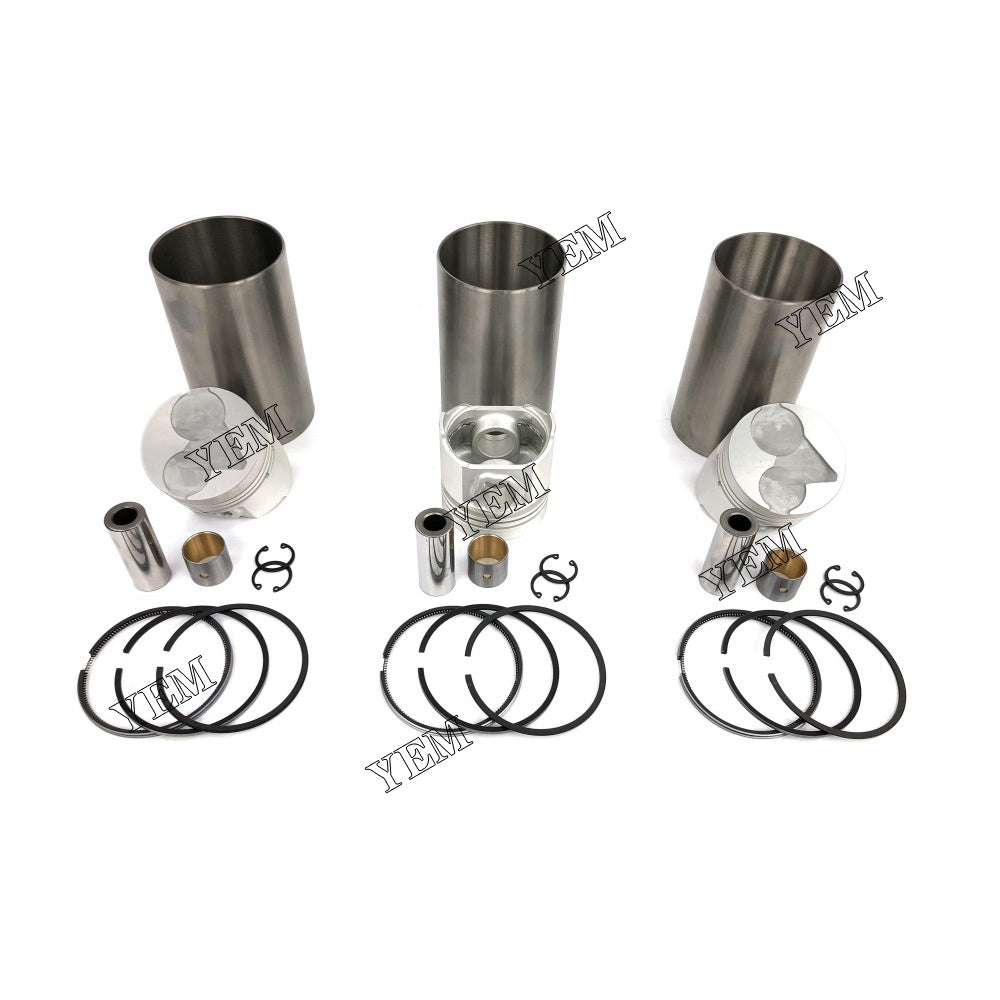 D1403 Cylinder Liner Kit For Kubota 3 cylinder diesel engine parts For Kubota