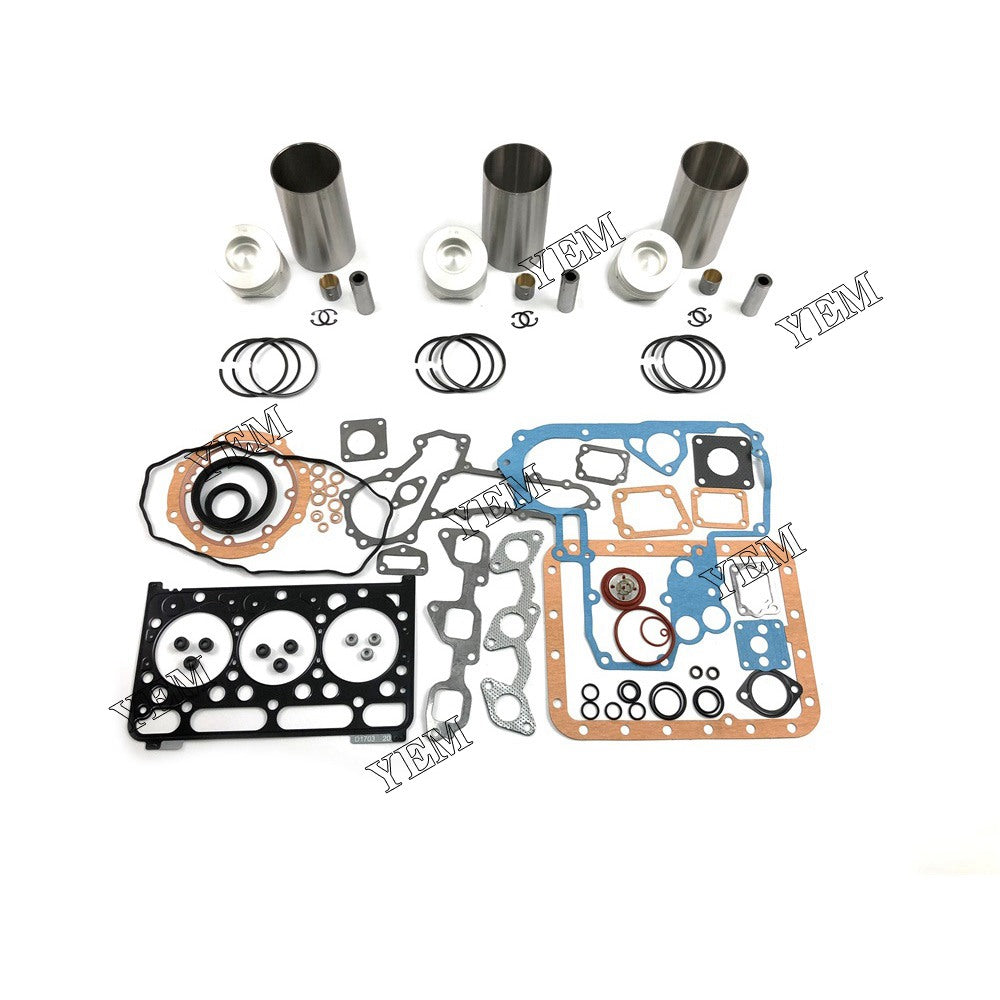 D1703 Overhaul Kit With Gasket Set For Kubota 3 cylinder diesel engine parts For Kubota