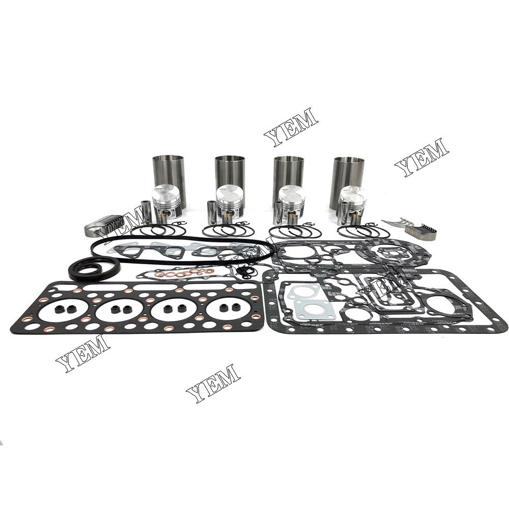 V1512-IDI Overhaul Rebuild Kit With Gasket Set Bearing For Kubota 4 cylinder diesel engine parts For Kubota
