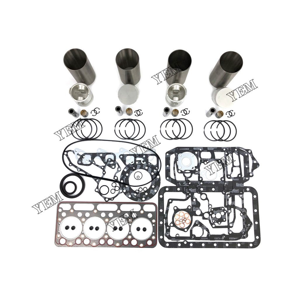V1702 Overhaul Kit With Gasket Set For Kubota 4 cylinder diesel engine parts For Kubota