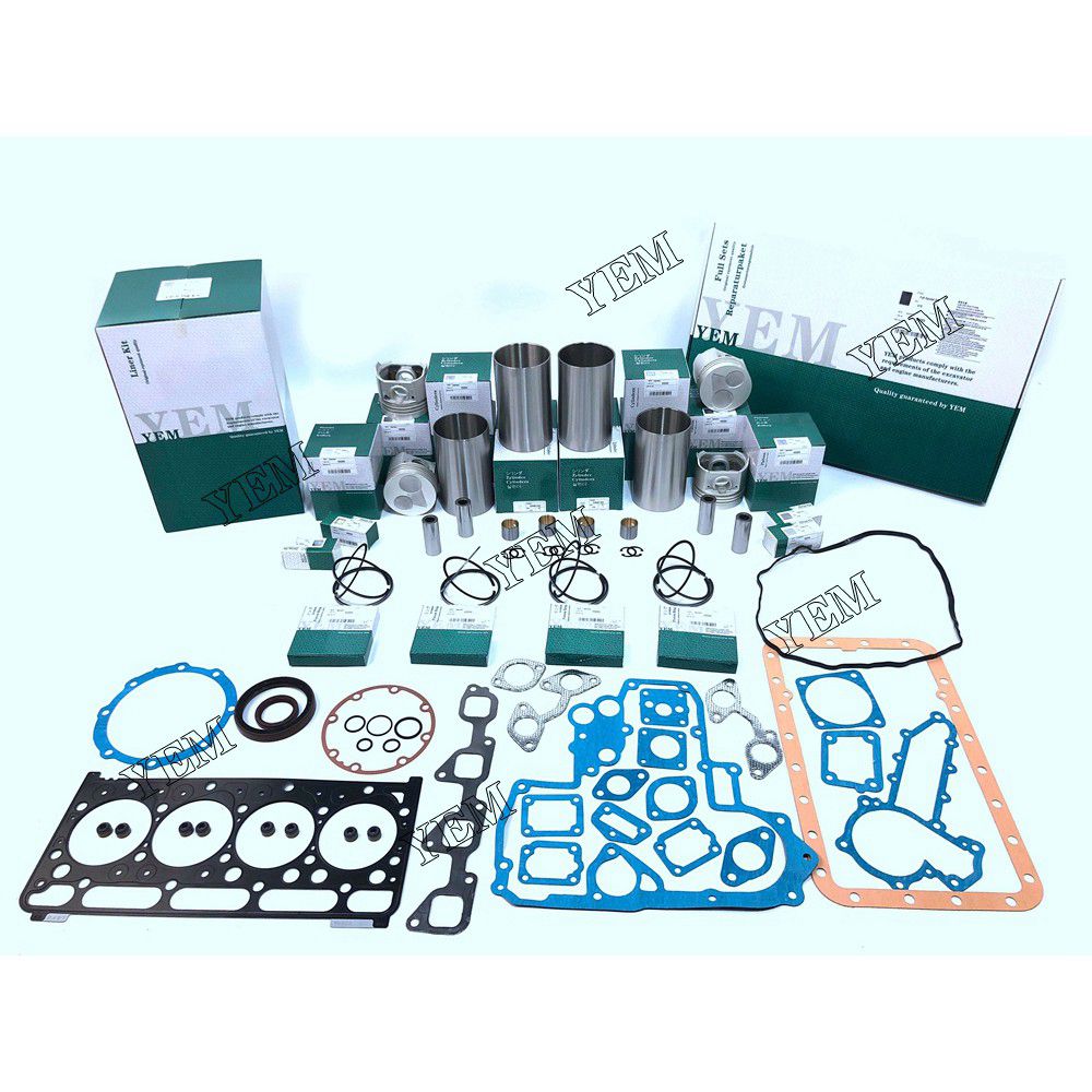 V2203 Overhaul Kit With Gasket Set For Kubota 4 cylinder diesel engine parts For Kubota