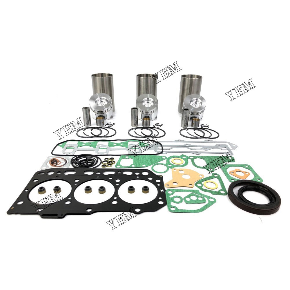 3D84-3 Overhaul Kit With Gasket Set For Yanmar 3 cylinder diesel engine parts For Yanmar